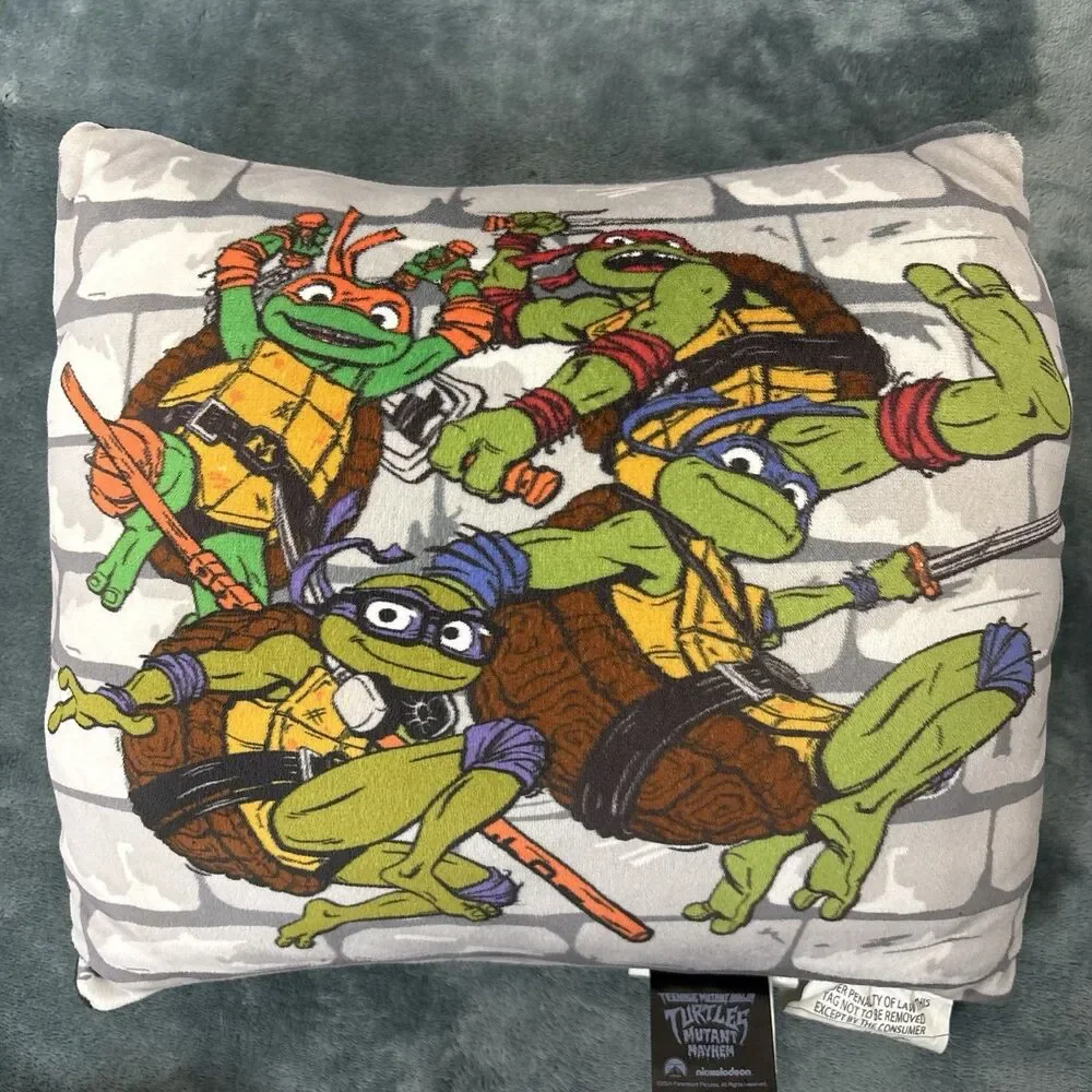 Teenage Mutant Ninja Turtles Small Pillow Lot Of 2 Jay Franco